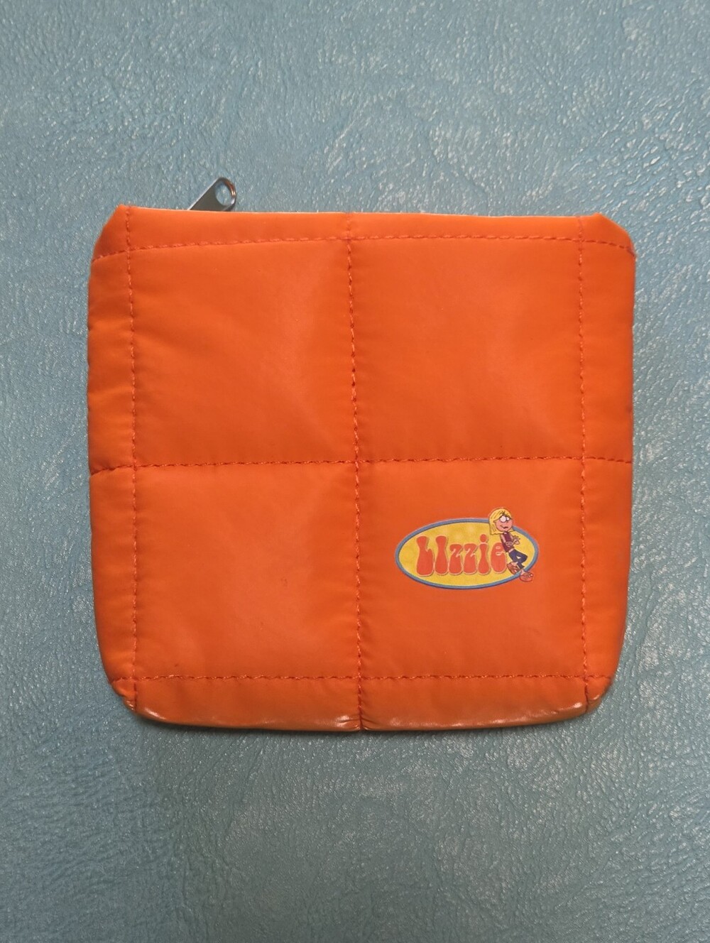 Y2k Lizzie Mcguire Profusion Mini Orange Puffer Pouch - Picture 7 of 8